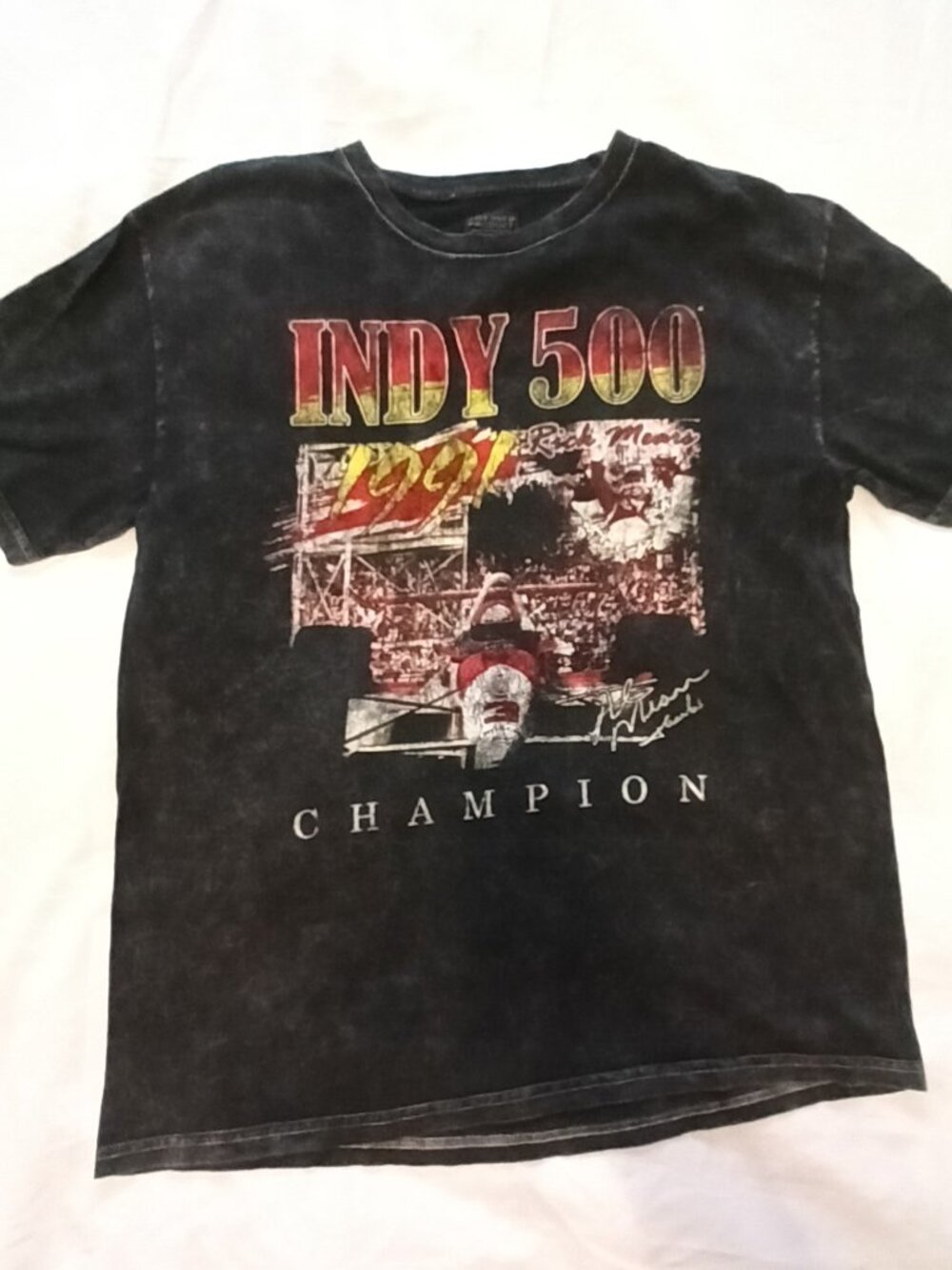 Indy 500 1991 Winner Tee Shirt, Size Large